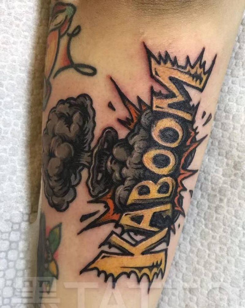 School纹身图片_手臂Old SchoolNew School纹身图案