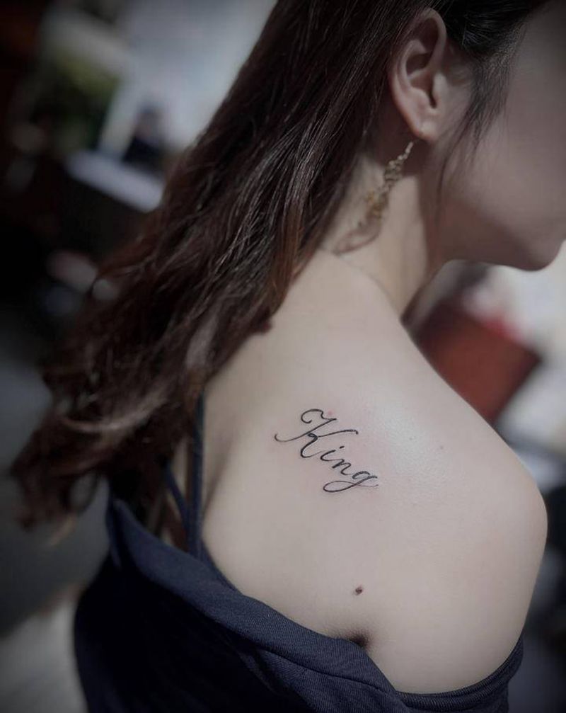 小清新纹身图片_肩部手部点刺纹身图案