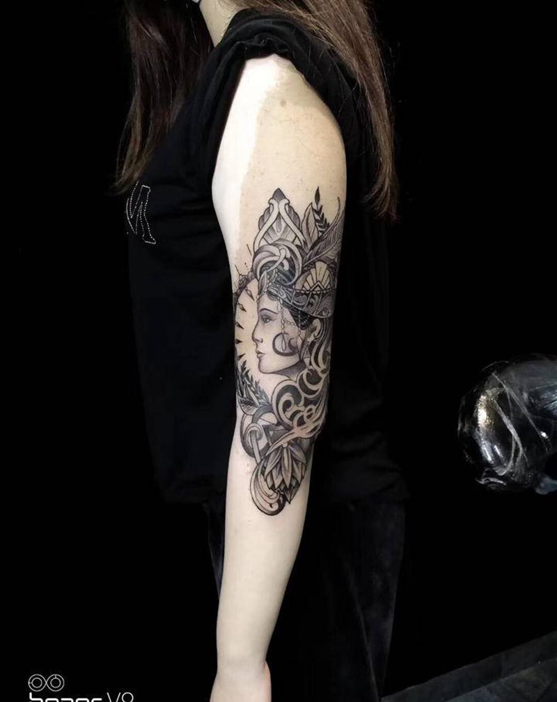 胎记覆盖纹身图片_手臂纹身图案