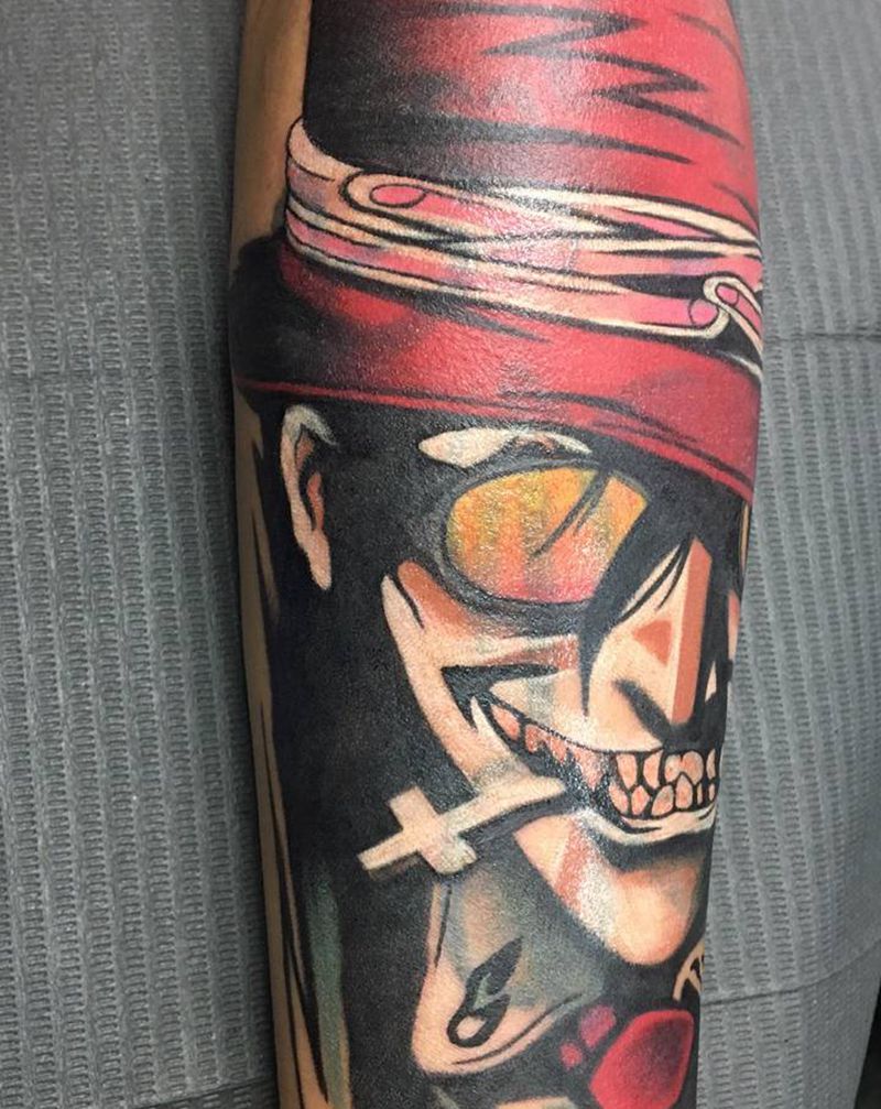 地狱之歌-阿卡多纹身图片_手臂New School纹身图案