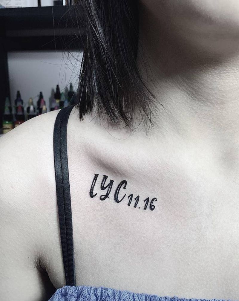 遮盖纹身图片_胸部水墨欧美写实纹身图案