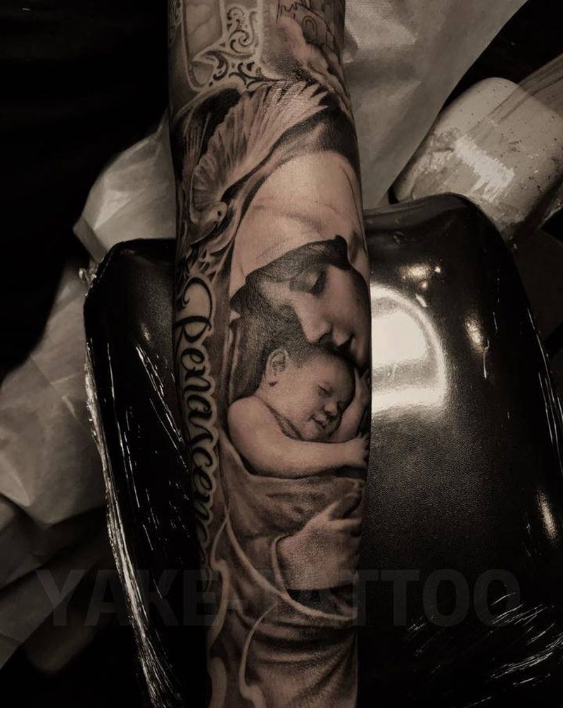 .纹身图片_手臂欧美写实纹身图案