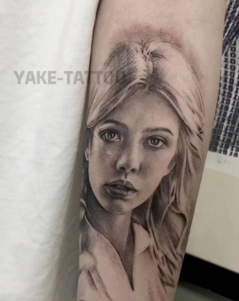 .纹身图片_手臂欧美写实纹身图案