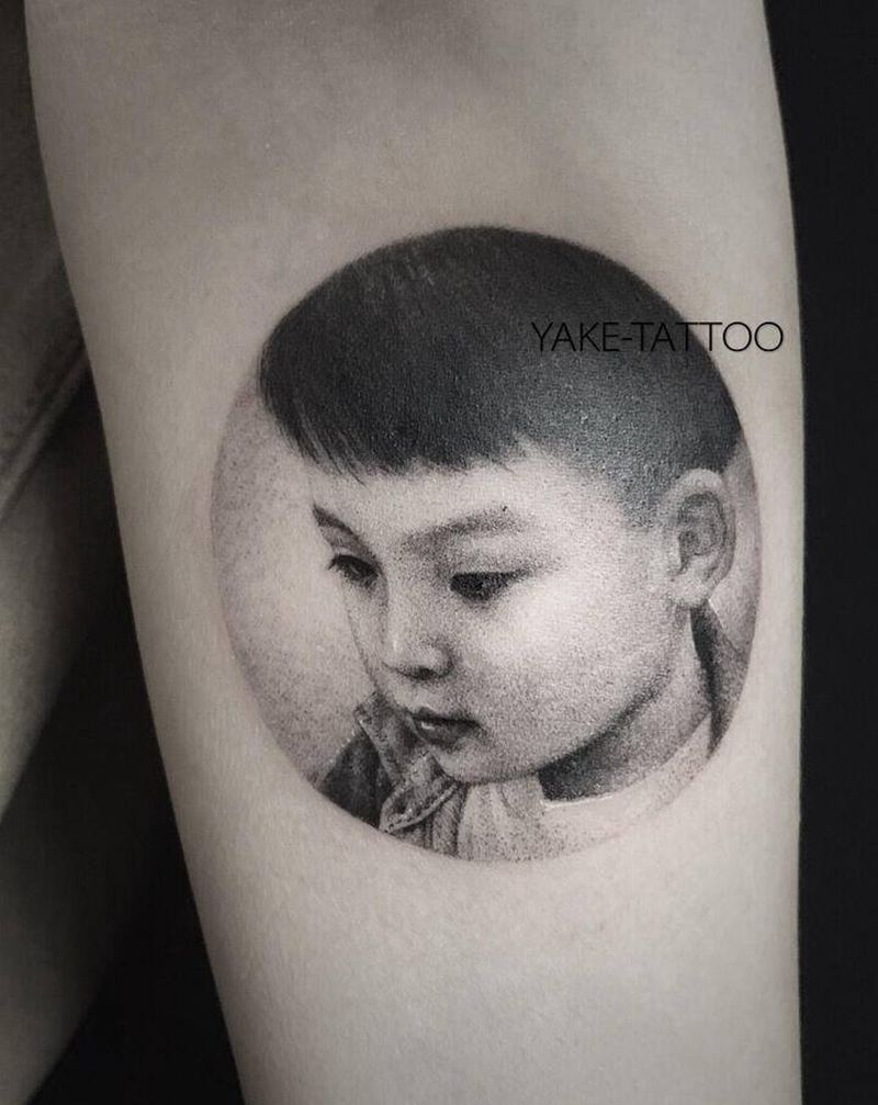 .纹身图片_手臂欧美写实纹身图案