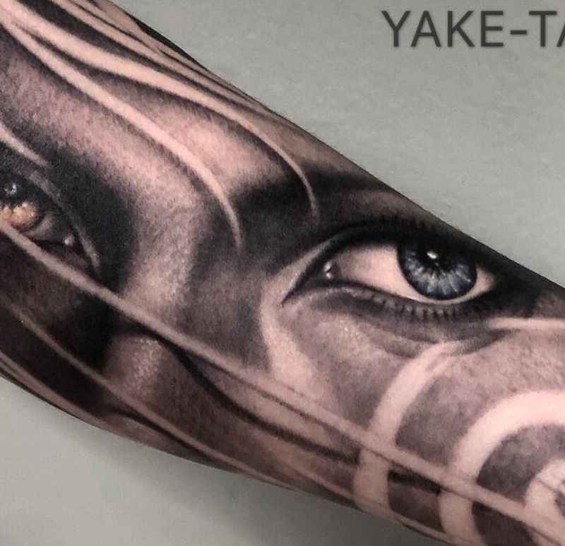 .纹身图片_手臂欧美写实纹身图案