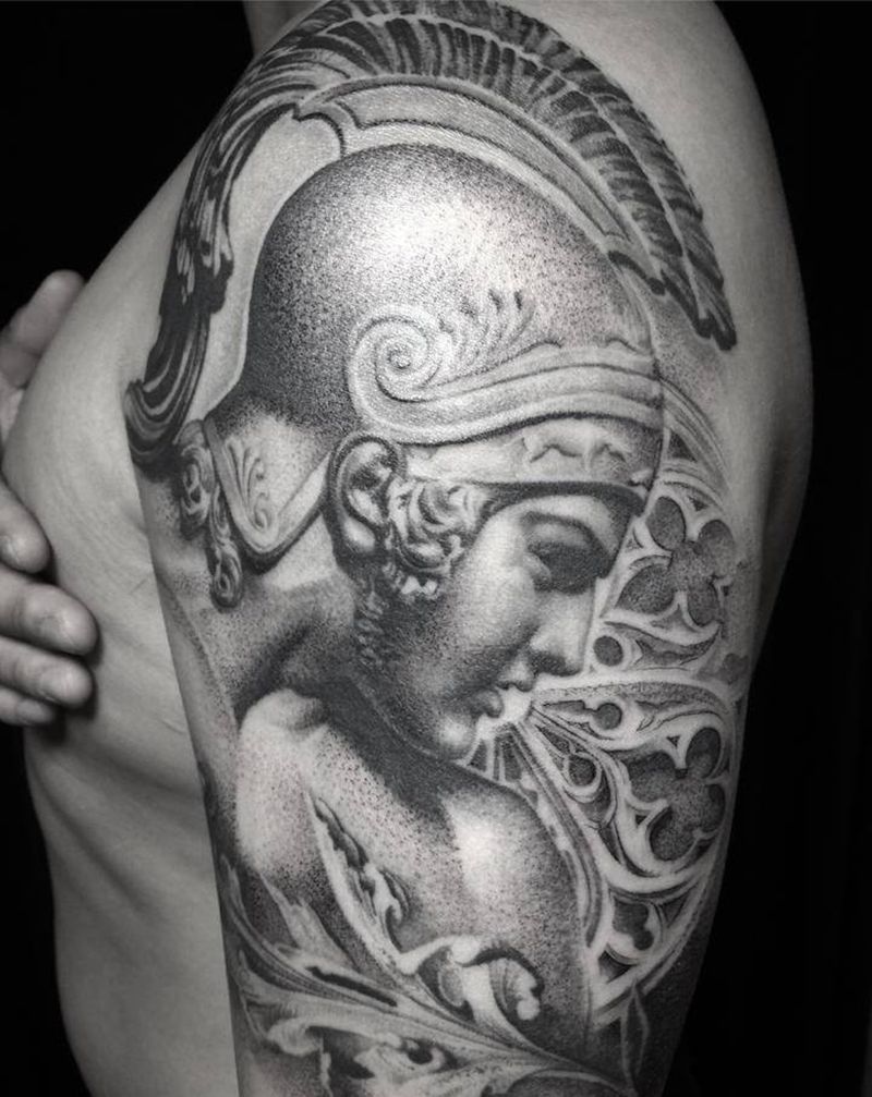 .纹身图片_手臂欧美写实纹身图案