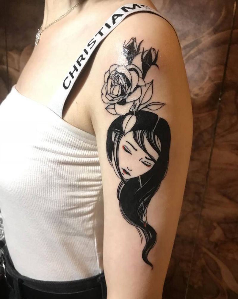 无名纹身图片_手臂纹身图案