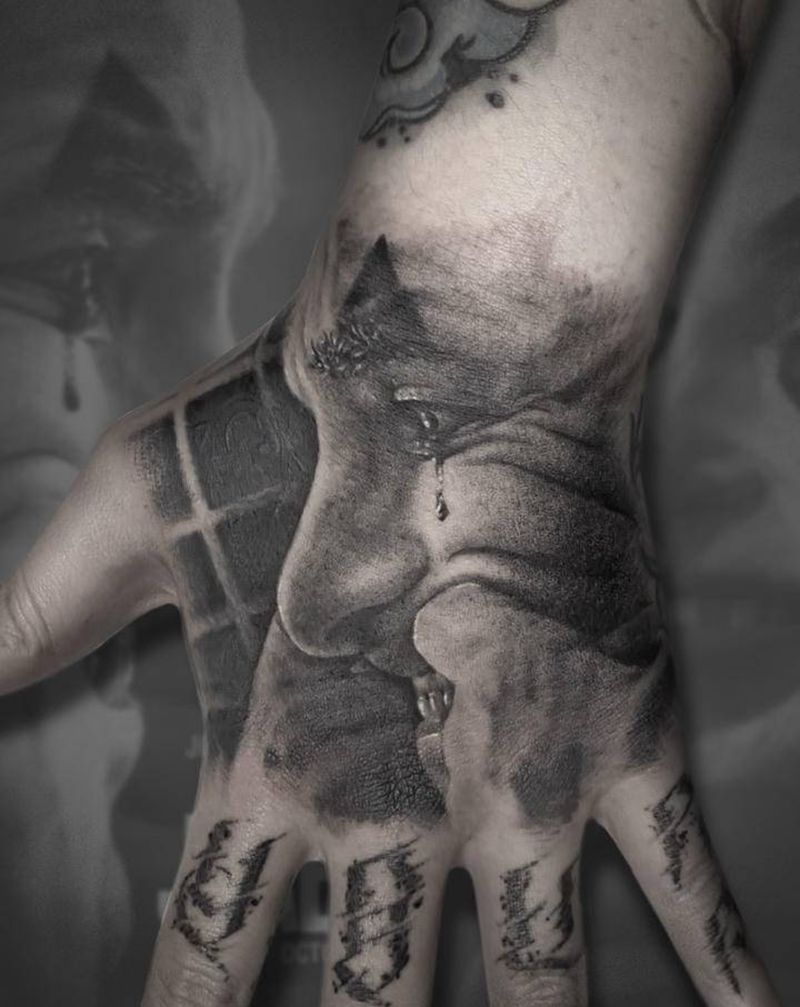 日常纹身图片_欧美写实纹身图案