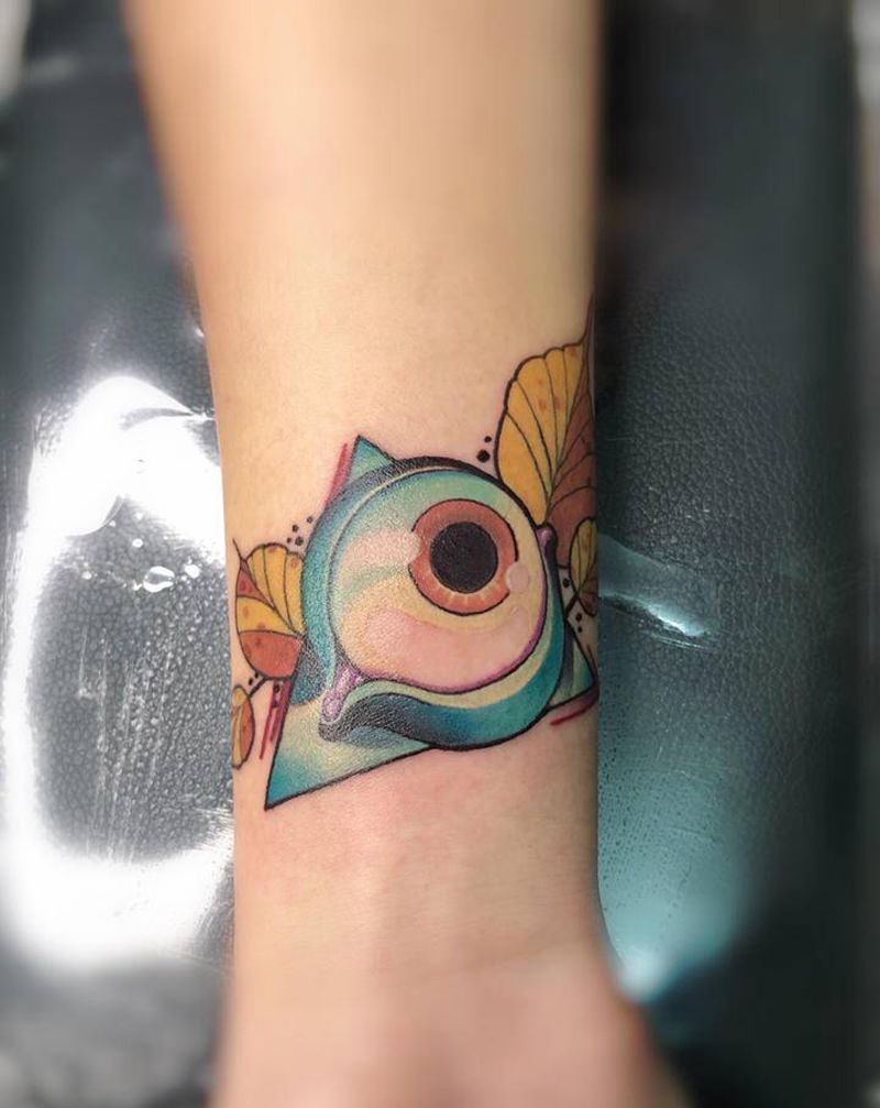 new school眼纹身图片_New School纹身图案