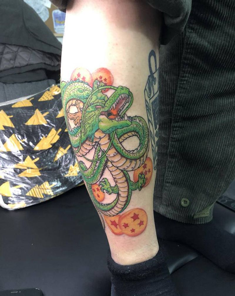 神龙的净化纹身图片_New School纹身图案