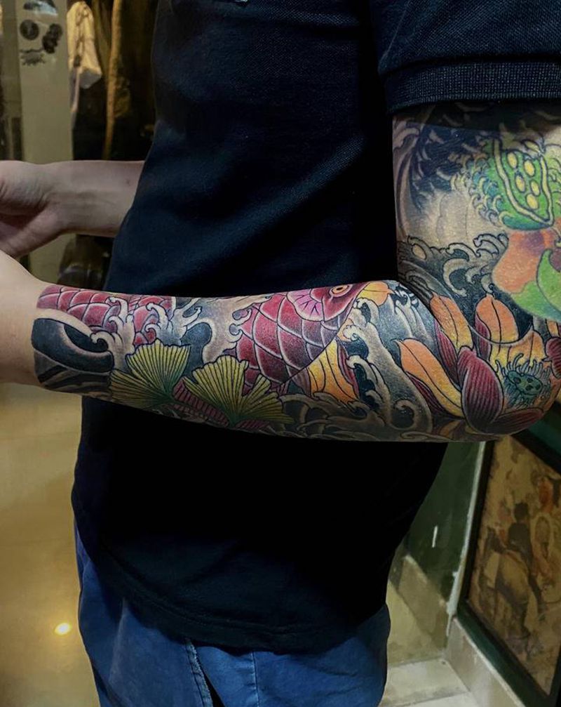 传统纹身图片_手臂纹身图案