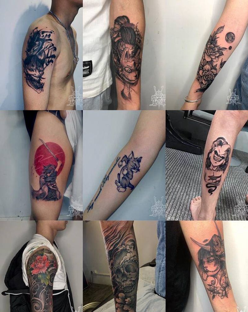 一些作品.纹身图片_肩部纹身图案