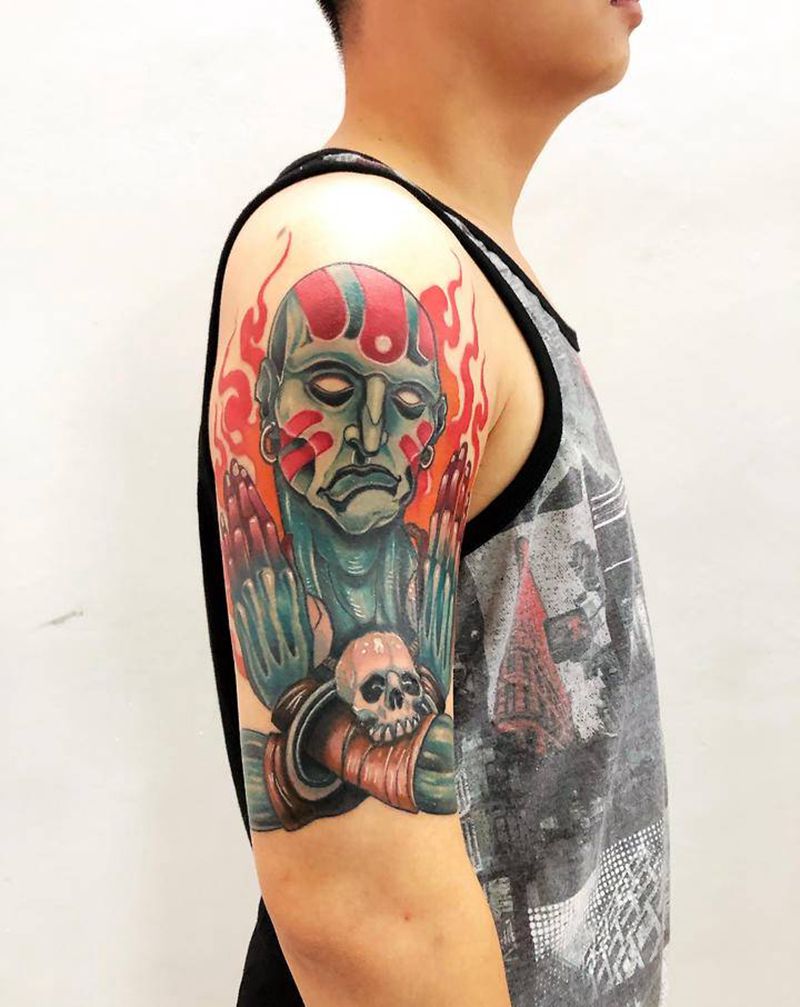 达尔锡纹身图片_手臂New School纹身图案