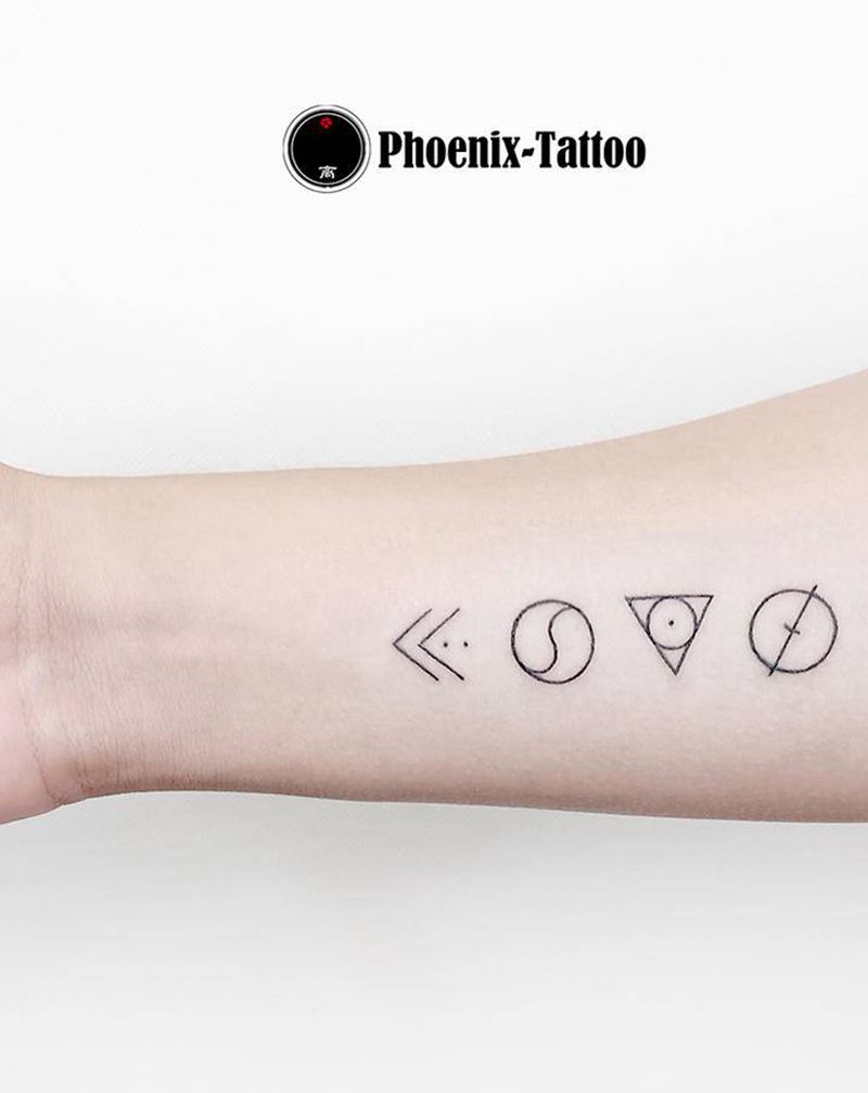 英文纹身图片_肩部手臂英文纹身图案