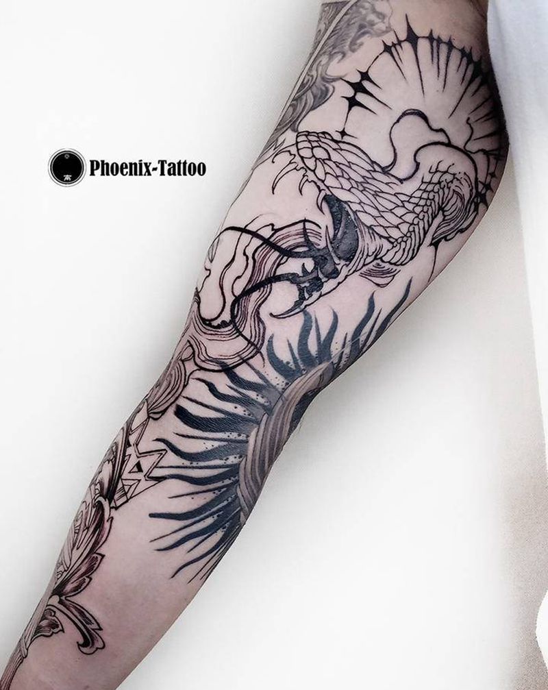 添加纹身图片_手臂手绘纹身图案