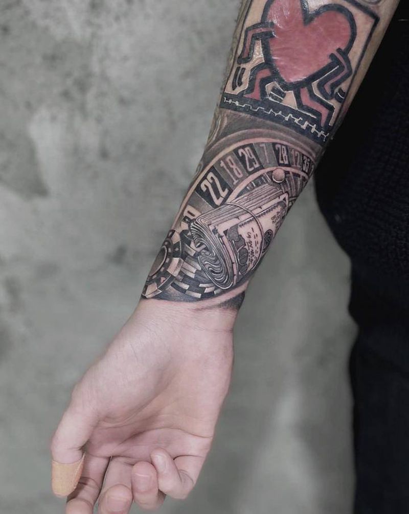 疤痕覆盖纹身图片_手部欧美写实纹身图案