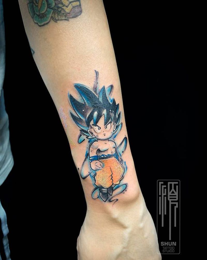 悟空纹身图片_手臂纹身图案