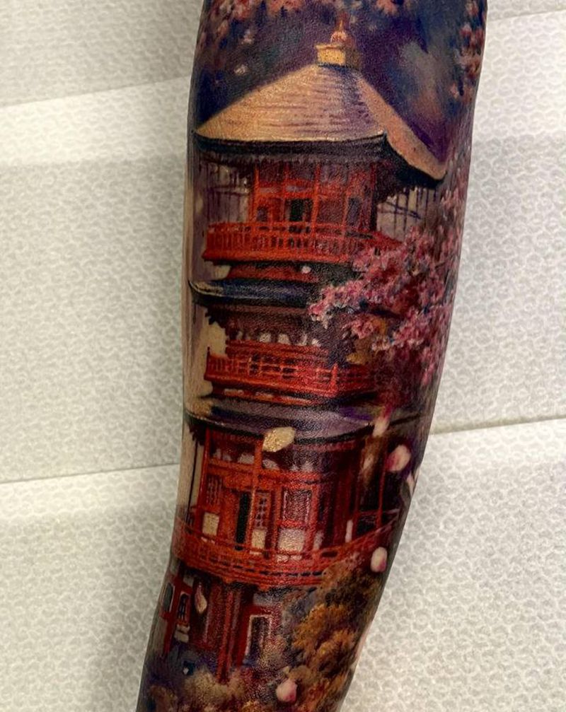 欧美彩色写实局部纹身图片_手臂欧美写实纹身图案