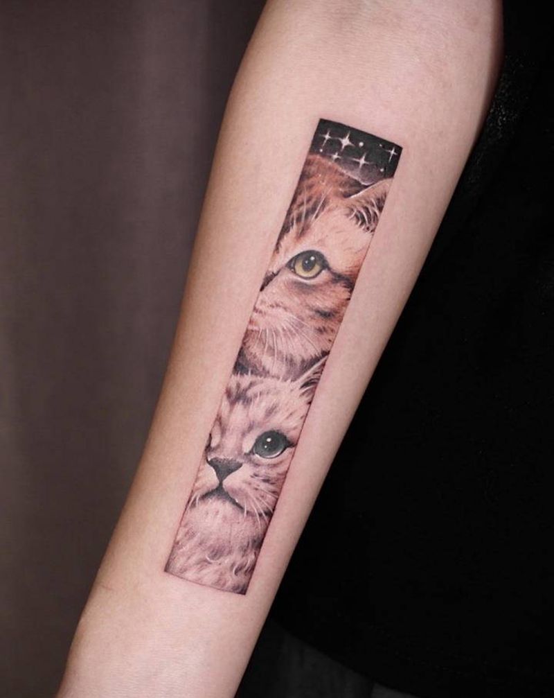 雪糕冰棍纹身图片_手臂欧美写实纹身图案