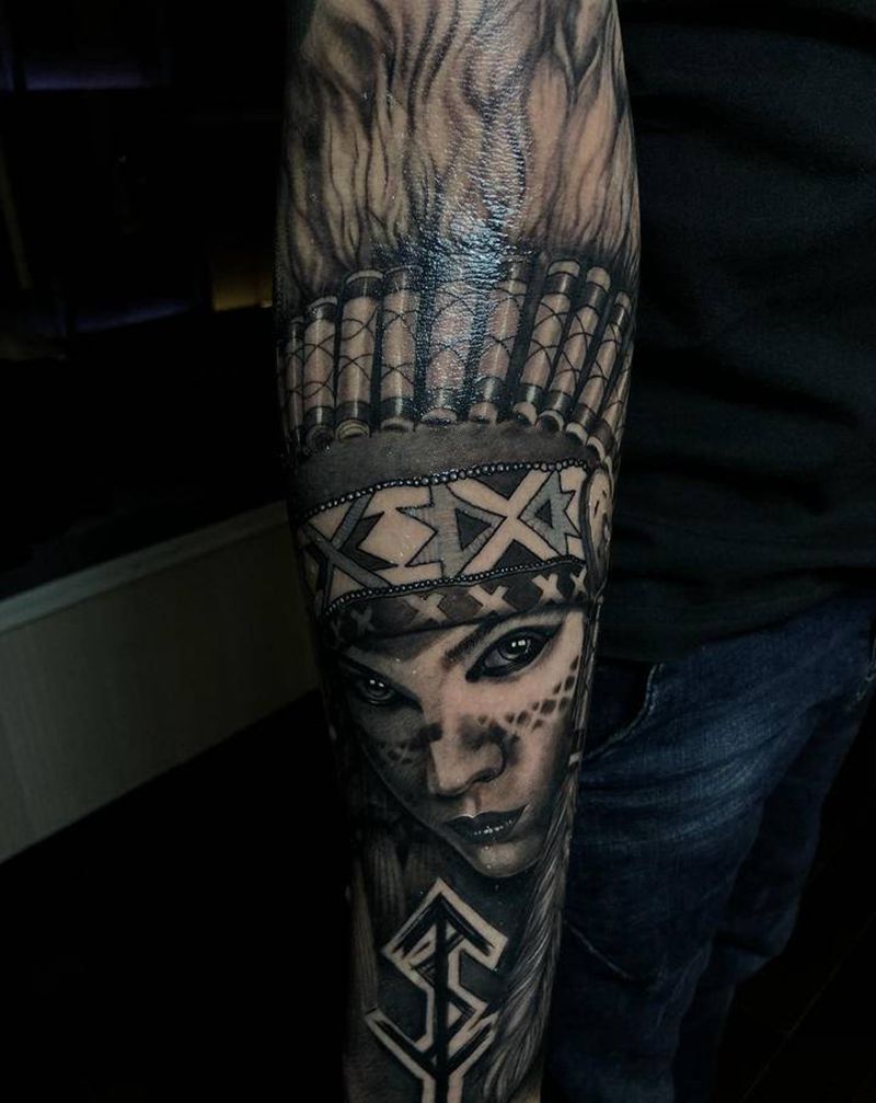 欧美包臂纹身图片_手臂手部欧美写实纹身图案