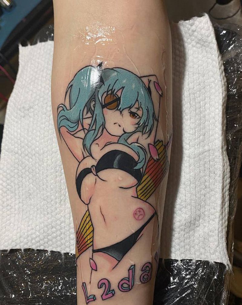 卡通小图纹身图片_手臂New School纹身图案