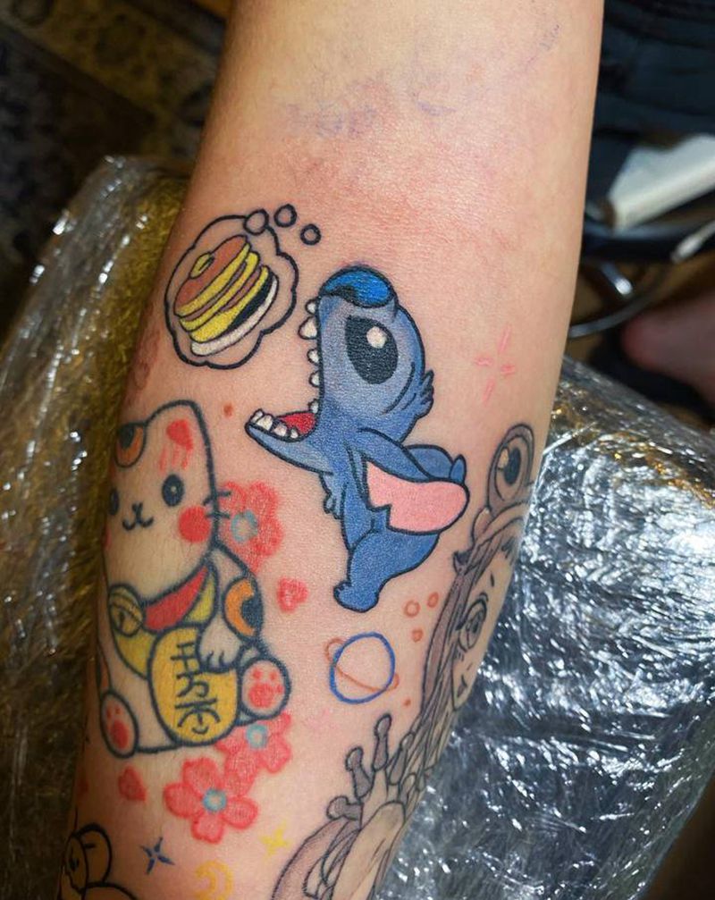 卡通小图纹身图片_Old School纹身图案