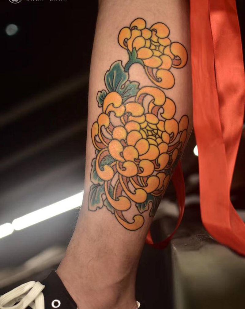 By彫泰纹身图片_老传统纹身图案