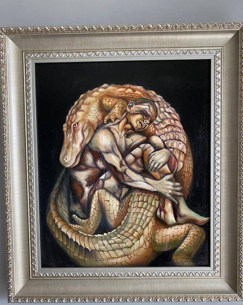 油画纹身图片_欧美写实纹身图案