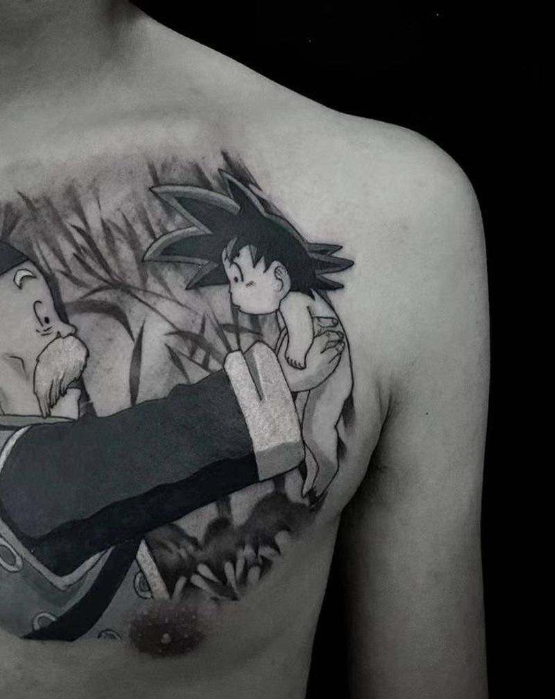 小悟空纹身图片_欧美写实纹身图案