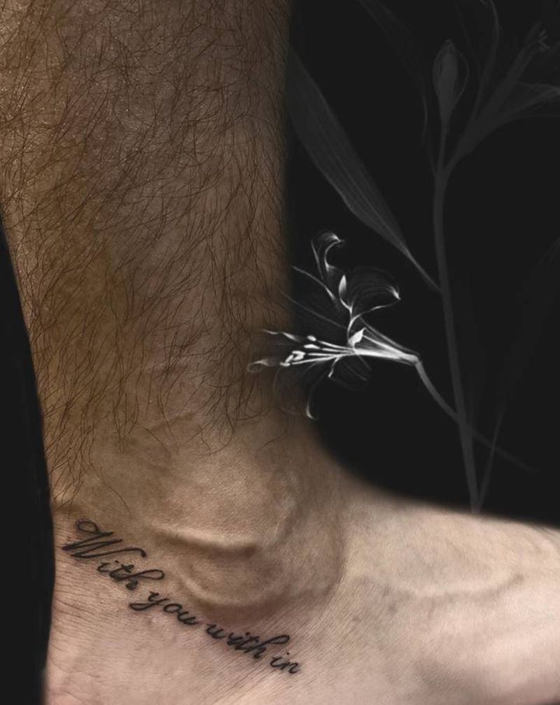 两分钟minii纹身图片_脚部纹身图案