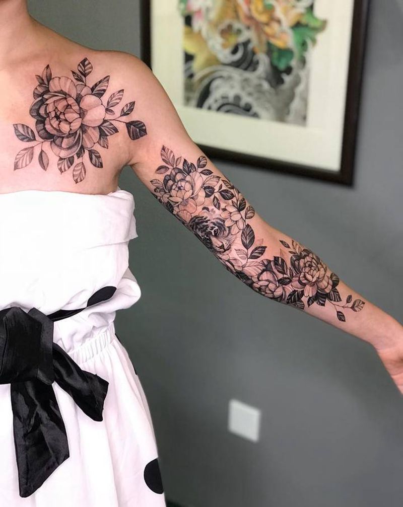 玄黥刘锐作品纹身图片_手臂纹身图案