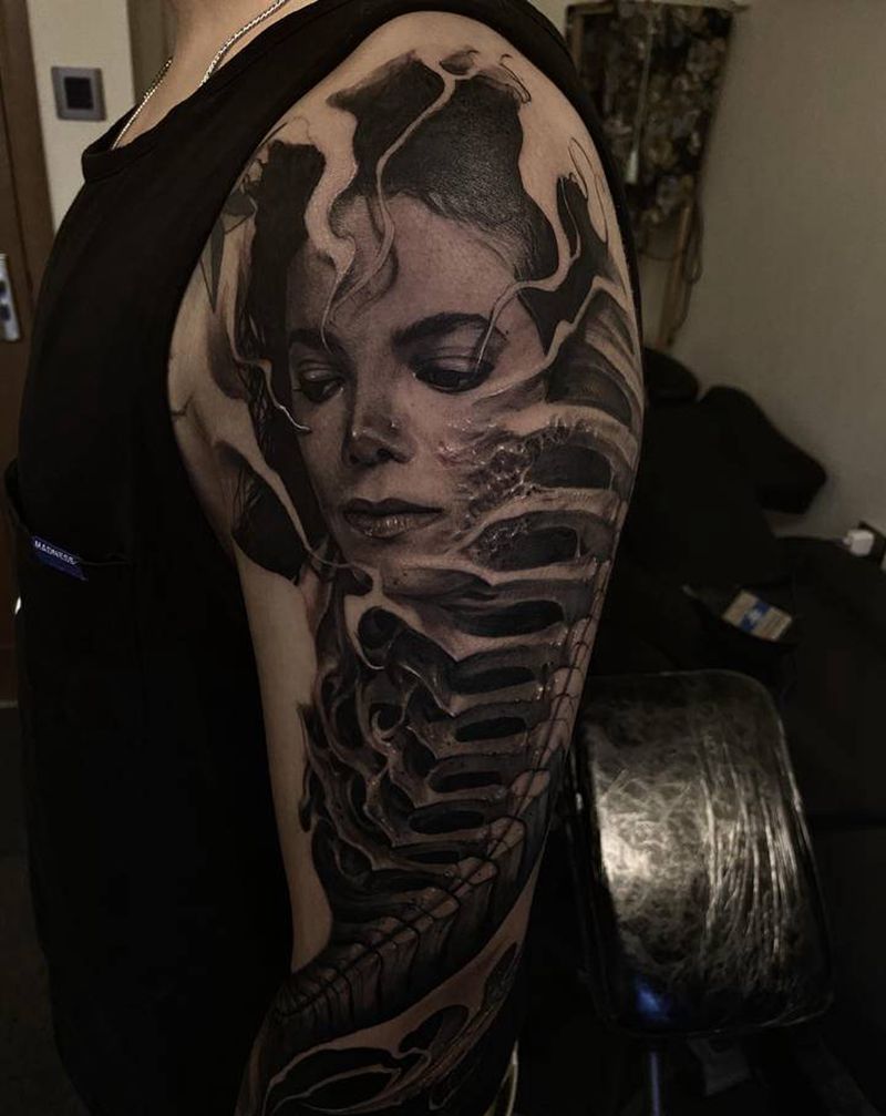 mj纹身图片_手臂纹身图案