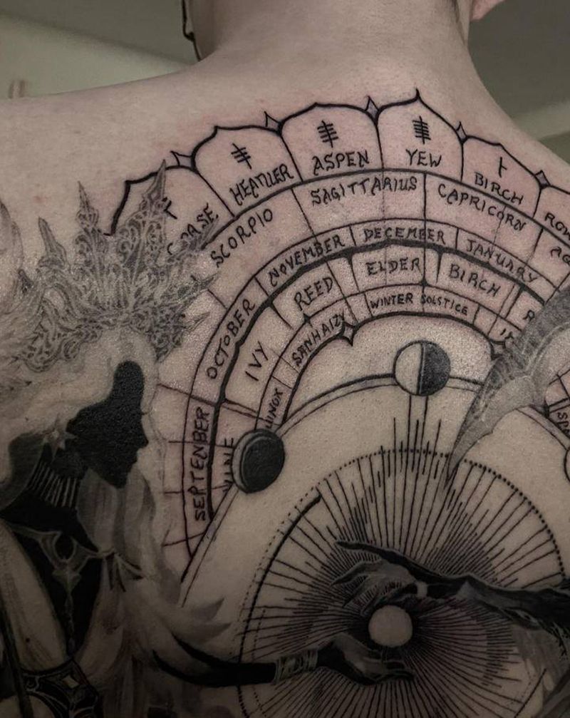 图腾纹身图片_背部图腾纹身图案