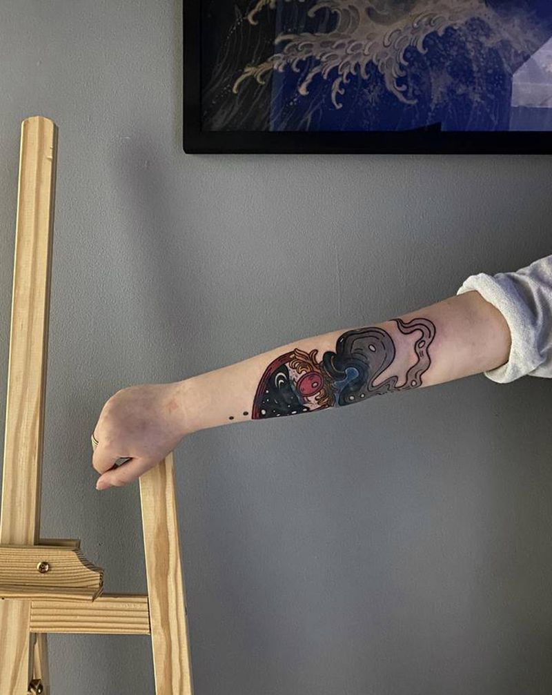 遮盖纹身图片_手臂纹身图案