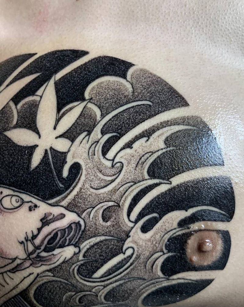 老传统雾面进行中纹身图片_手臂老传统纹身图案