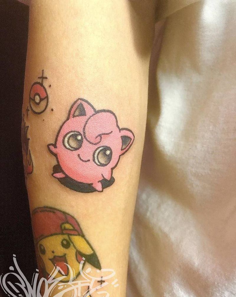 原设胖丁纹身图片_Old School纹身图案