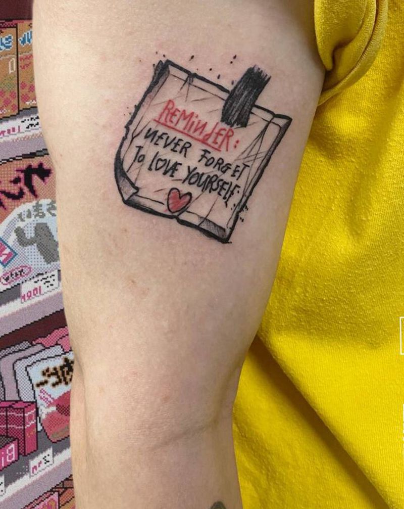 标签纹身图片_手臂几何纹身图案