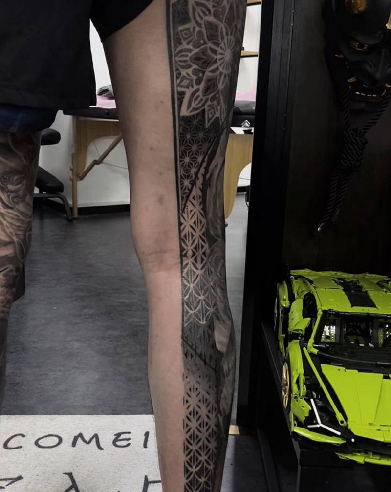 添加修复后纹身图片_点刺纹身图案