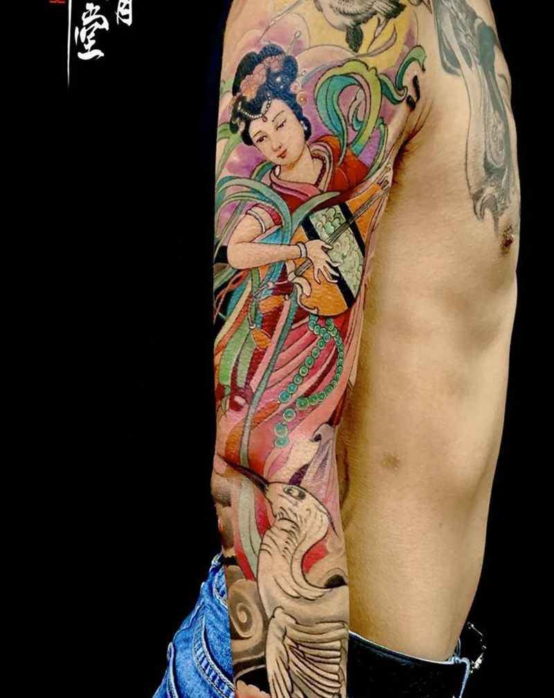 中国风纹身图片_手臂纹身图案