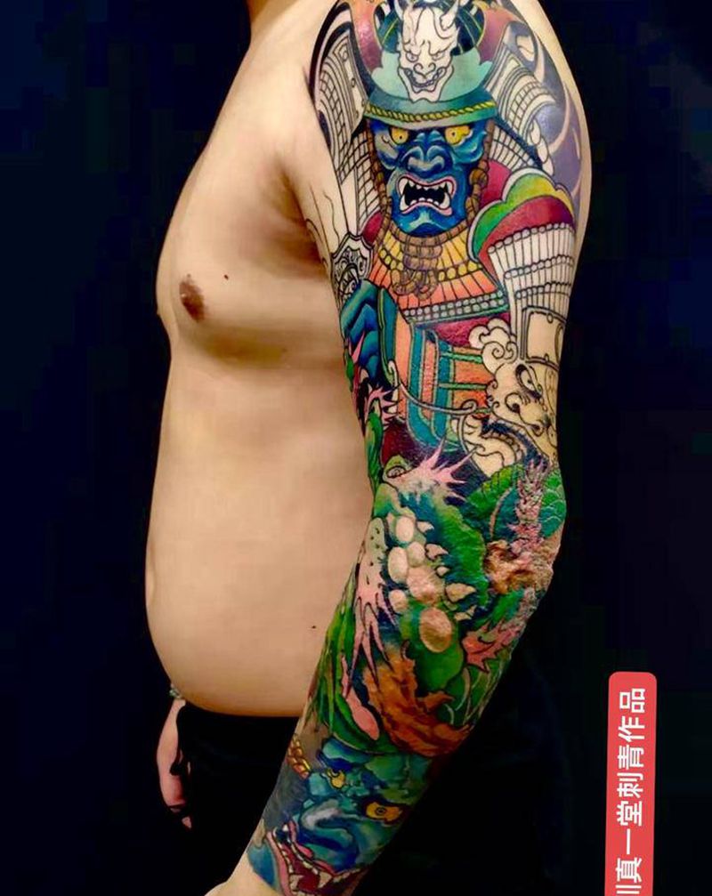 遮盖疤痕纹身图片_手臂纹身图案