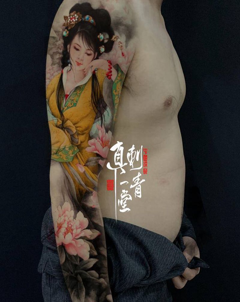 花臂纹身图片_手臂纹身图案
