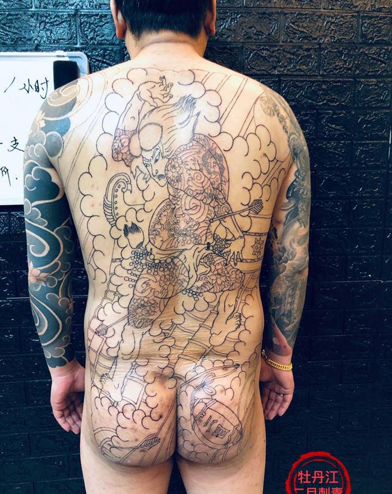 浪子燕青纹身图片_老传统纹身图案