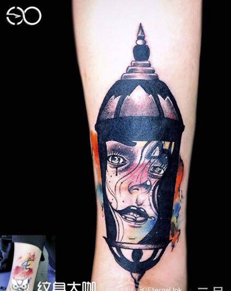 遮盖纹身图片_手臂New School纹身图案