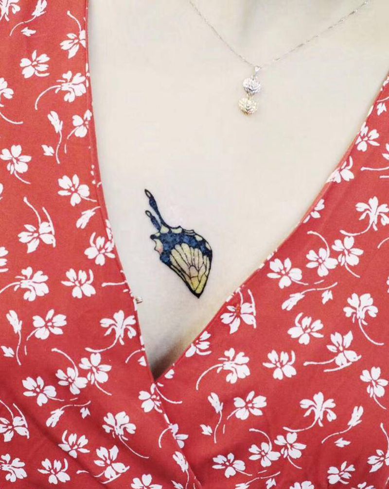 客自带图纹身图片_点刺New School纹身图案