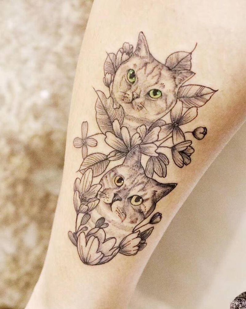 原创客约稿纹身图片_点刺纹身图案