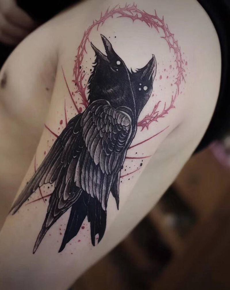 原创手稿纹身图片_点刺纹身图案