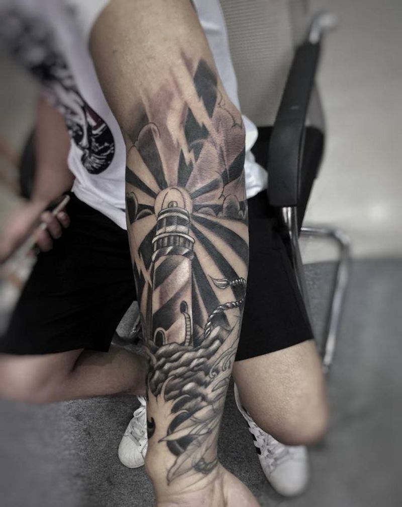 欧美小臂纹身图片_手臂纹身图案