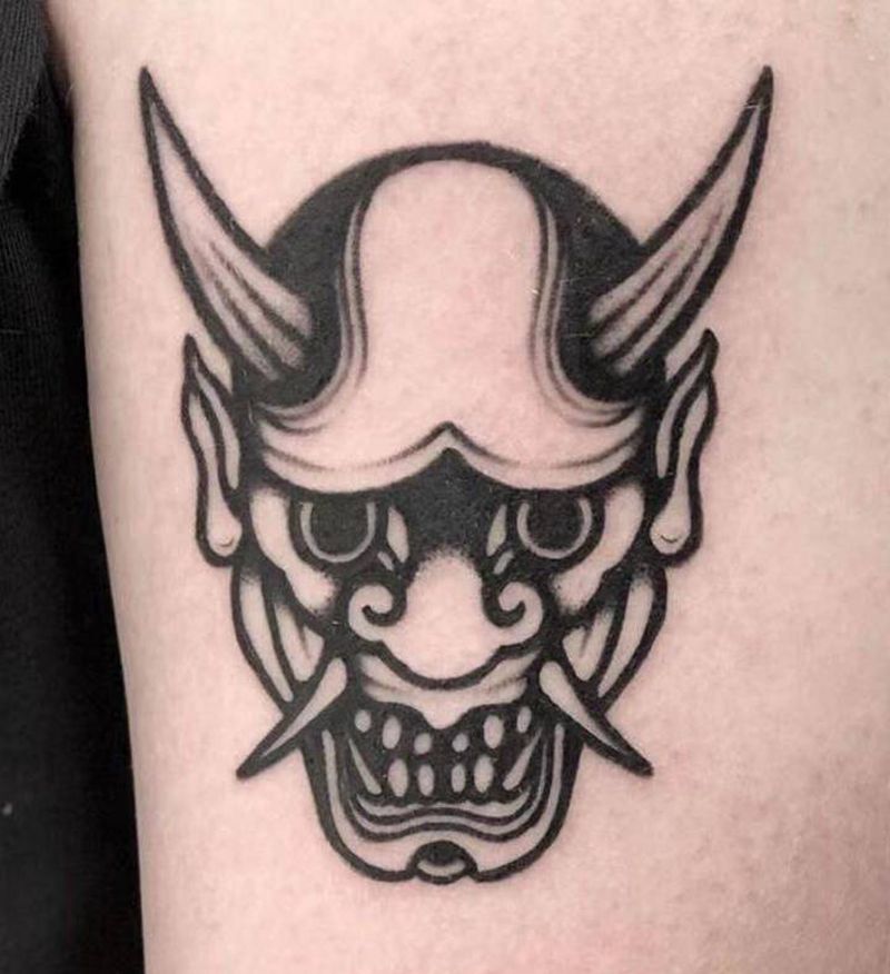 般若纹身图片_新传统纹身图案