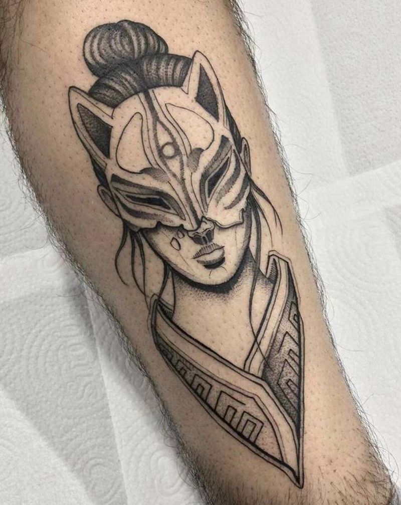 人物纹身图片_老传统纹身图案