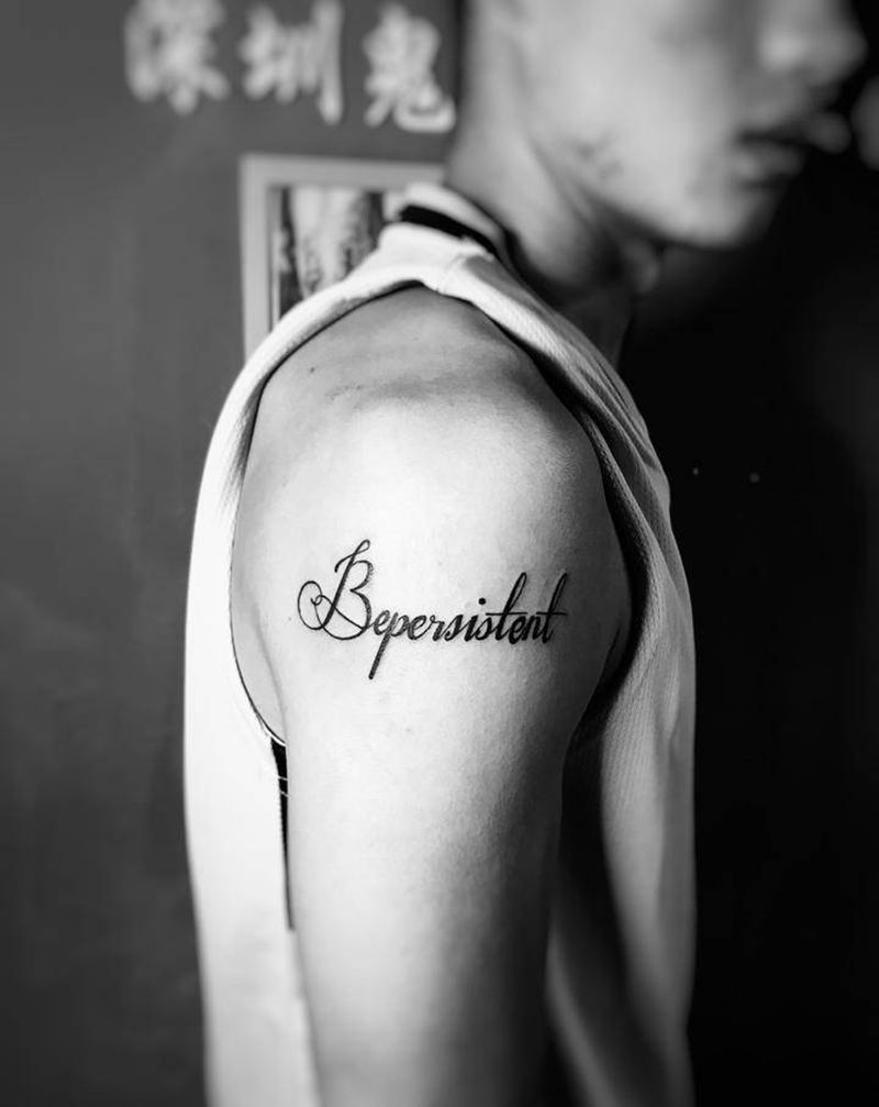 英文纹身图片_手臂纹身图案